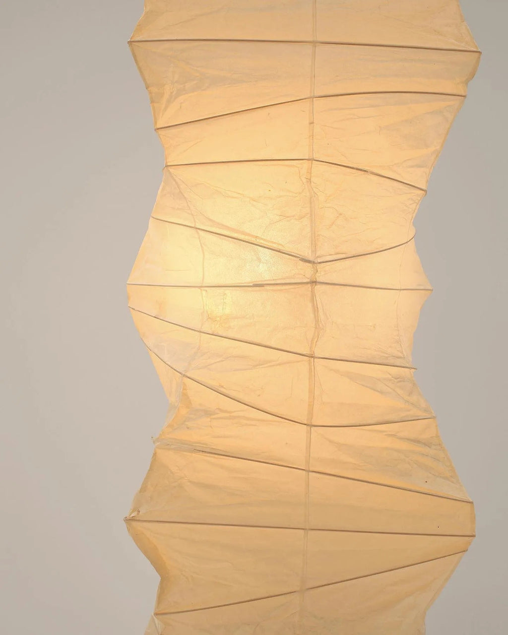 Floor Lamp, Akari Rice Paper Shade, E26/E27, Plug-In, Sculptural