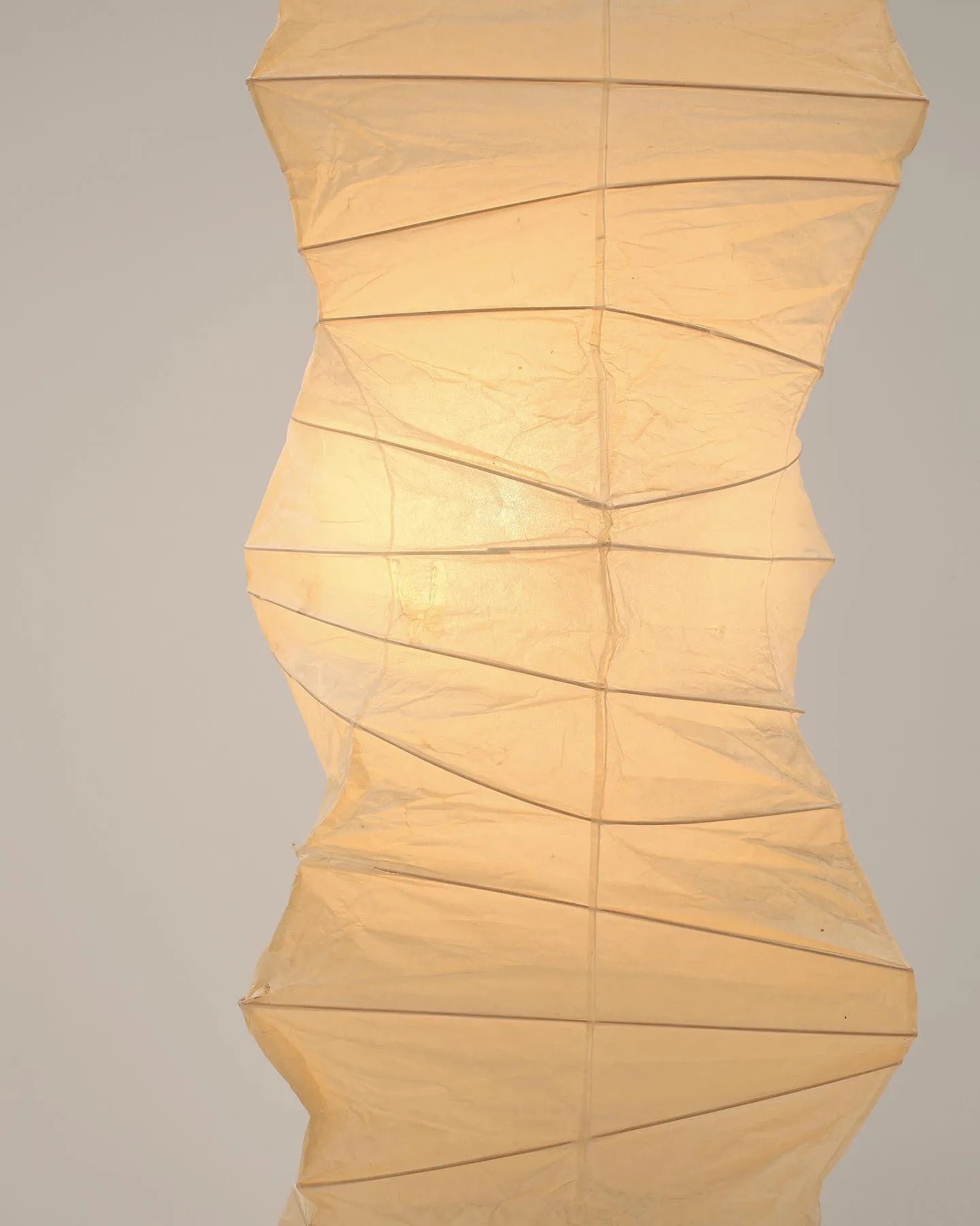 Floor Lamp, Akari Rice Paper Shade, E26/E27, Plug-In, Sculptural