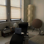 Floor Lamp, Akari Rice Paper Shade, E26/E27, Plug-In, Sculptural