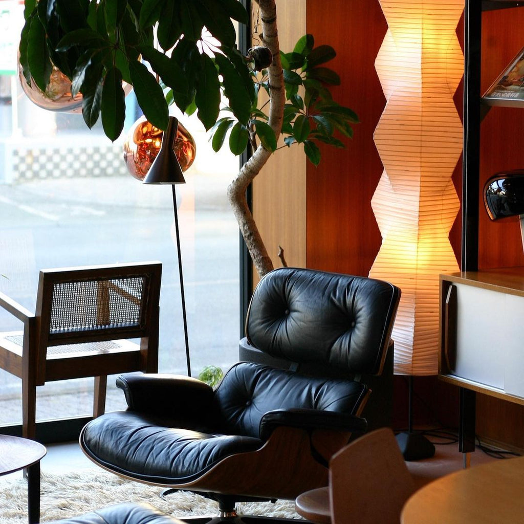 Floor Lamp, Akari Rice Paper Shade, E26/E27, Plug-In, Sculptural