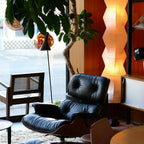 Floor Lamp, Akari Rice Paper Shade, E26/E27, Plug-In, Sculptural