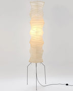 Floor Lamp, Akari Rice Paper Shade, E26/E27, Plug-In, Sculptural
