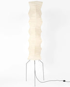 Floor Lamp, Akari Rice Paper Shade, E26/E27, Plug-In, Sculptural