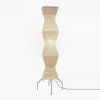 Floor Lamp, Akari Rice Paper Shade, E26/E27, Plug-In, Sculptural