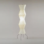 Floor Lamp, Akari Rice Paper Shade, E26/E27, Plug-In, Sculptural