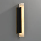 The fixture on grey, angled so the depth of the black backplate is visible.