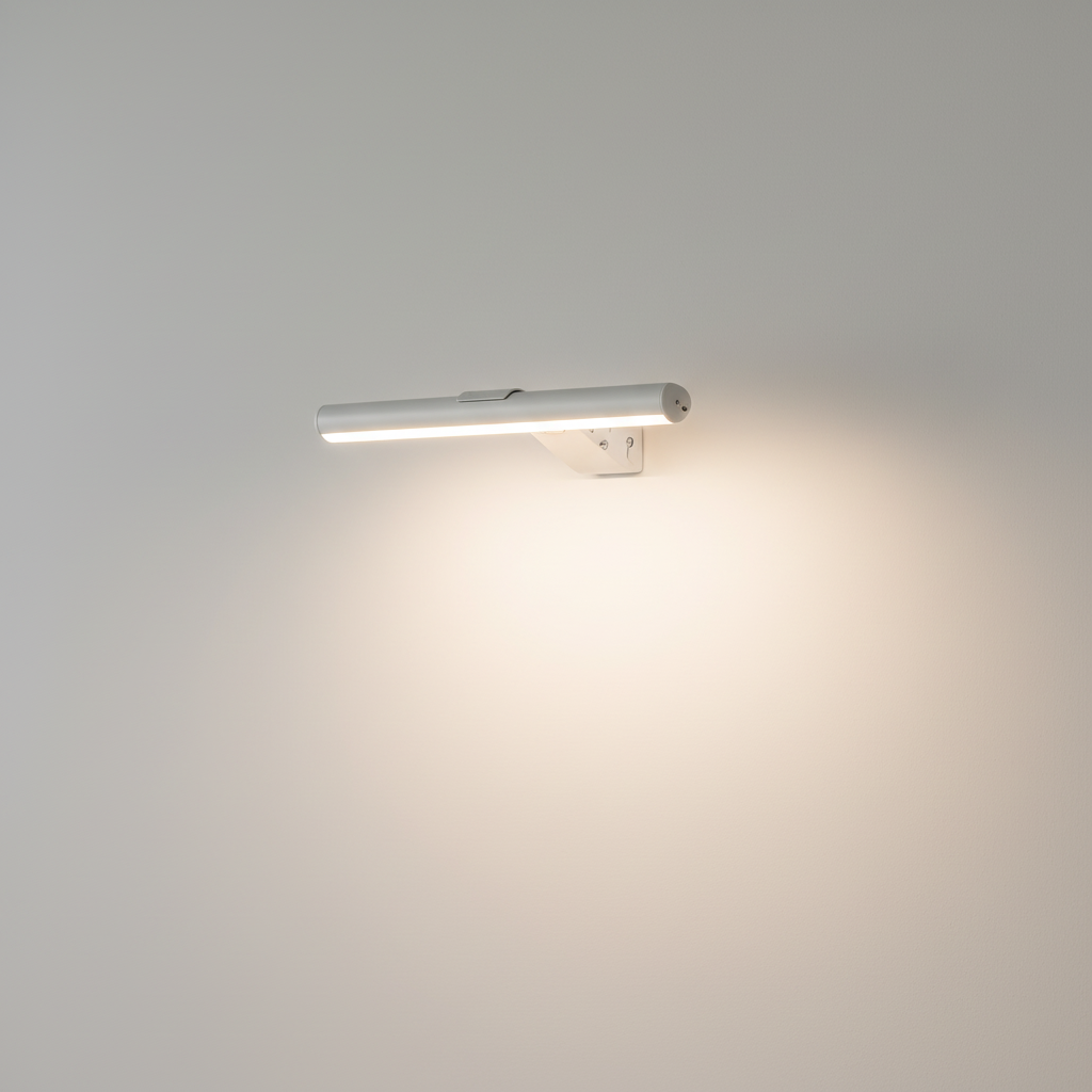 Trådløst LED-billedlys, USB-C genopladeligt, 120° rotation