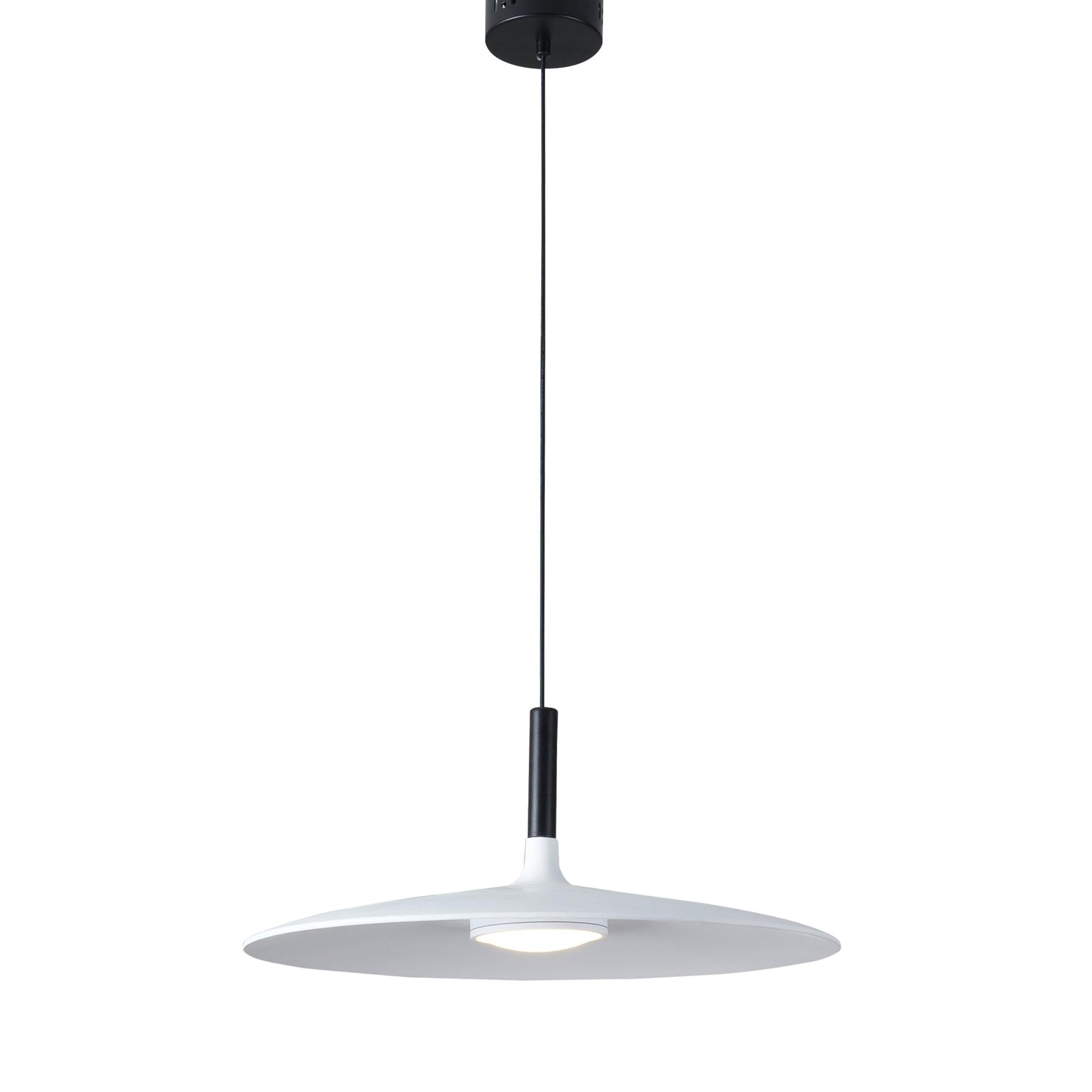 Aplomb pendel, aluminiumskærm, integreret LED, dæmpbar