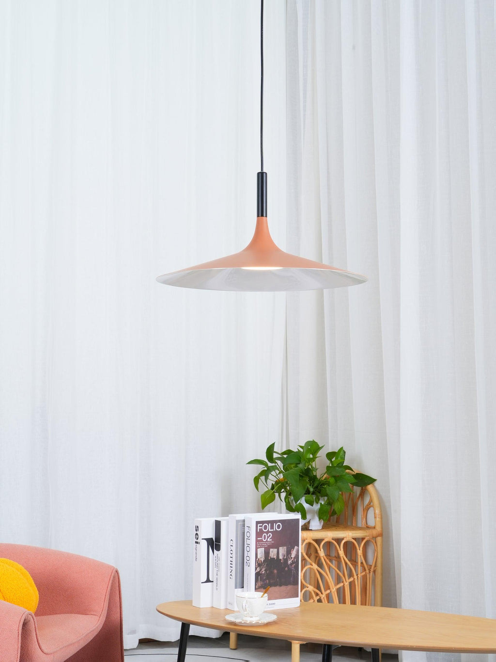 Aplomb pendel, aluminiumskærm, integreret LED, dæmpbar