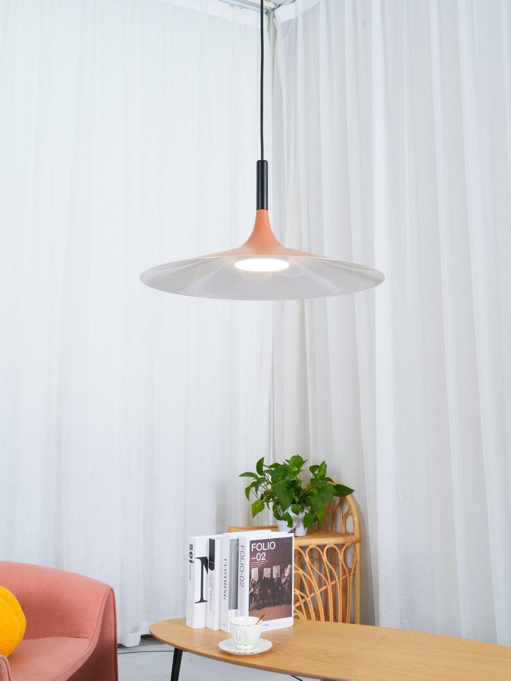 Aplomb pendel, aluminiumskærm, integreret LED, dæmpbar