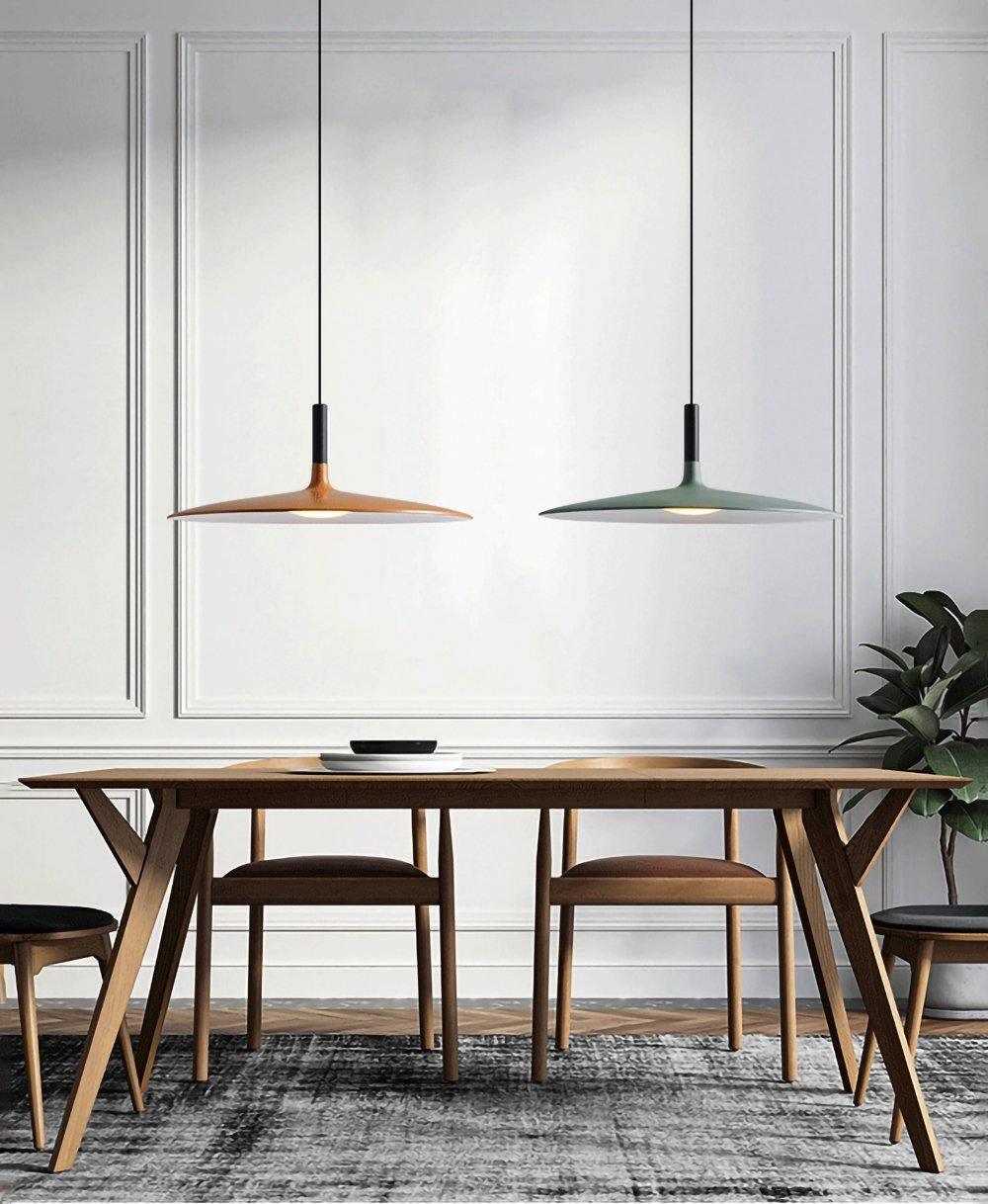 Aplomb pendel, aluminiumskærm, integreret LED, dæmpbar