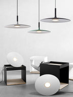 Aplomb pendel, aluminiumskærm, integreret LED, dæmpbar
