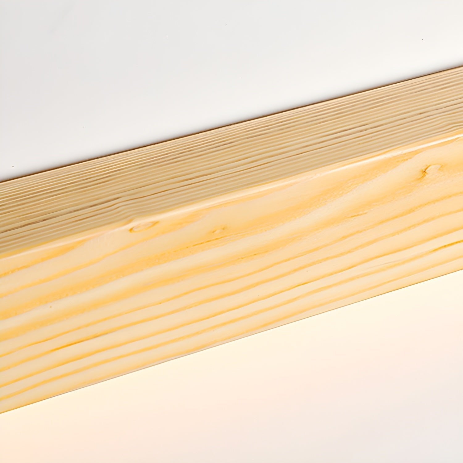 Væglampe, Arlo Linear fyrretræ, frostet akryl, integreret LED 3000K
