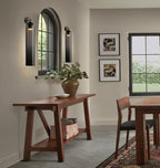 Cylindrical Wall Sconce, Aria Glass Shade in 3 Metal & 7 Glass Finishes