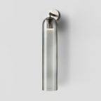 Wall sconce with translucent art glass shade and metal mount