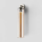 Cylindrical Wall Sconce, Aria Glass Shade in 3 Metal & 7 Glass Finishes