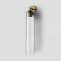 Cylindrical Wall Sconce, Aria Glass Shade in 3 Metal & 7 Glass Finishes