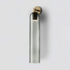 Cylindrical Wall Sconce, Aria Glass Shade in 3 Metal & 7 Glass Finishes