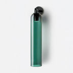 Cylindrical Wall Sconce, Aria Glass Shade in 3 Metal & 7 Glass Finishes