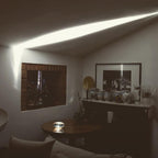 Bordlampe, Atman krystalklar glas oval, kromfod, integreret LED