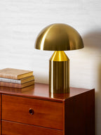 Atollo Table Lamp, Sculptural Metal, Matte or Bright Finish, G9/E14