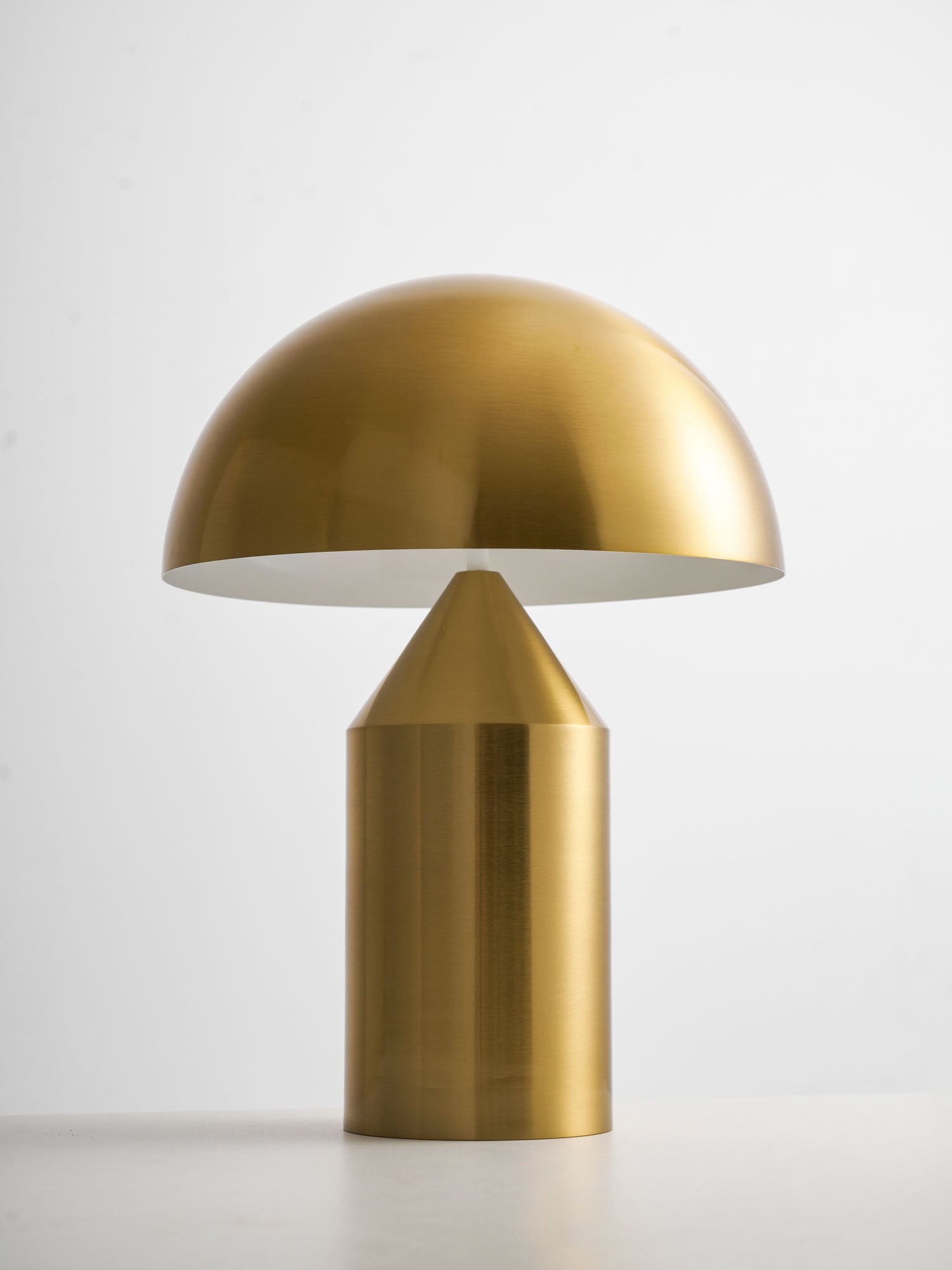 Atollo Table Lamp, Sculptural Metal, Matte or Bright Finish, G9/E14