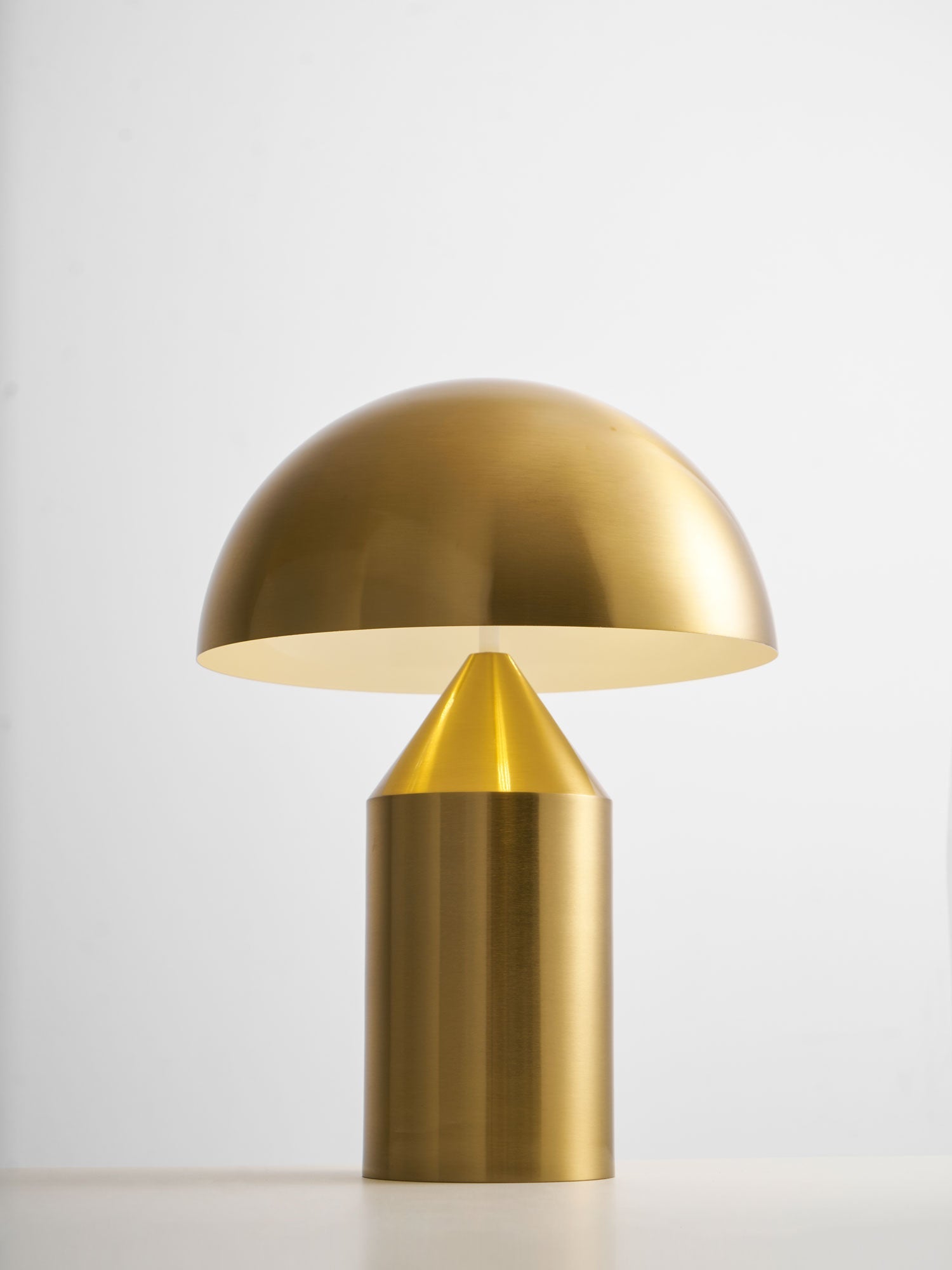 Atollo Table Lamp, Sculptural Metal, Matte or Bright Finish, G9/E14