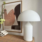 Atollo Table Lamp, Sculptural Metal, Matte or Bright Finish, G9/E14