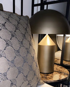 Atollo Table Lamp, Sculptural Metal, Matte or Bright Finish, G9/E14
