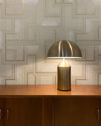 Atollo Table Lamp, Sculptural Metal, Matte or Bright Finish, G9/E14