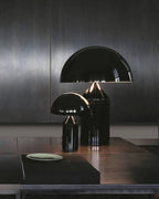 Atollo Table Lamp, Sculptural Metal, Matte or Bright Finish, G9/E14