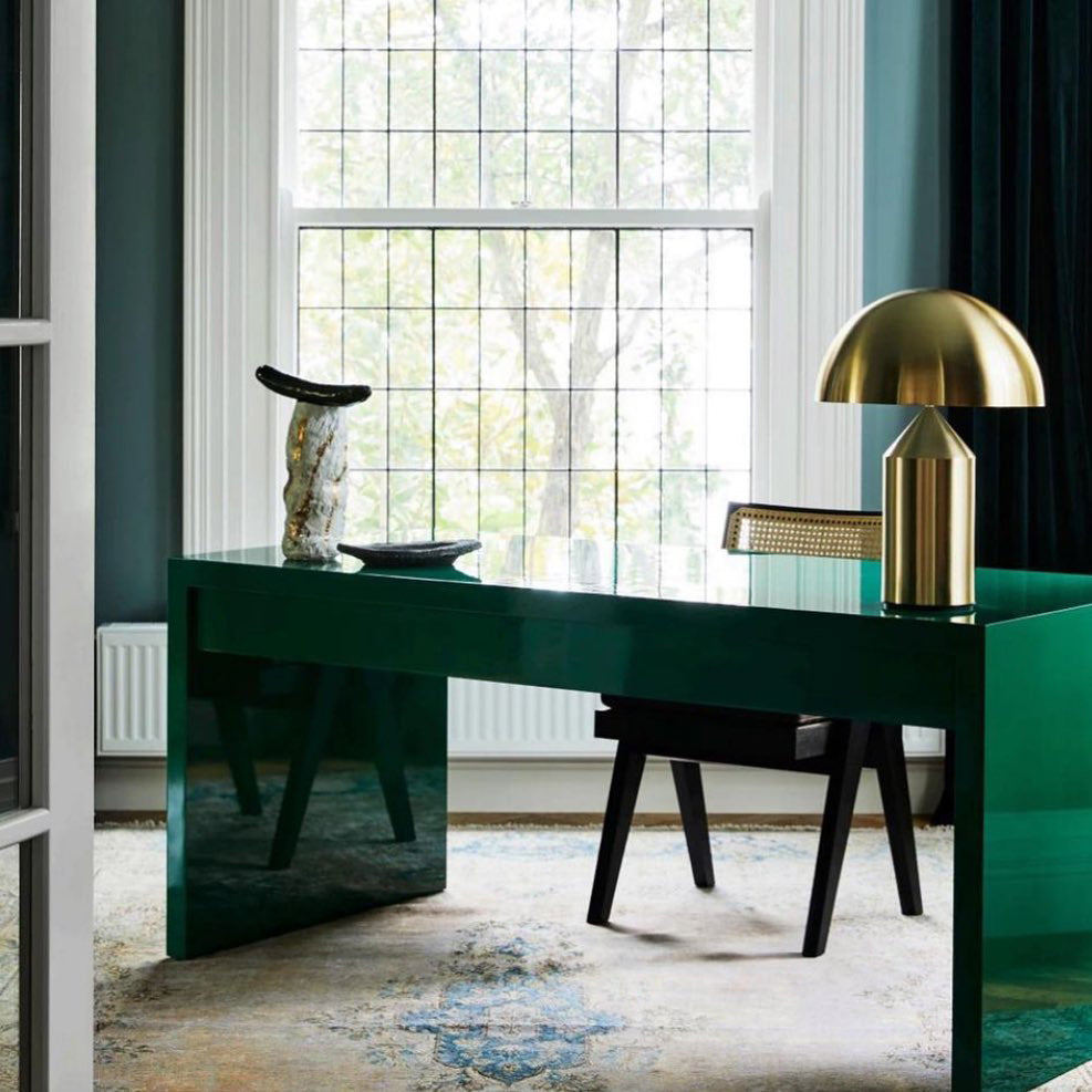 Atollo Table Lamp, Sculptural Metal, Matte or Bright Finish, G9/E14