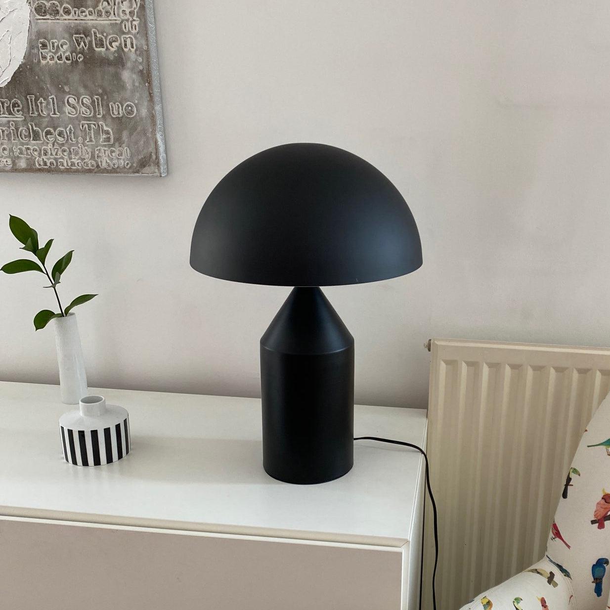 Atollo Table Lamp, Sculptural Metal, Matte or Bright Finish, G9/E14