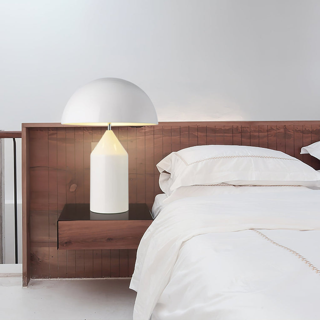 Atollo Table Lamp, Sculptural Metal, Matte or Bright Finish, G9/E14