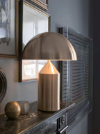 Atollo Table Lamp, Sculptural Metal, Matte or Bright Finish, G9/E14