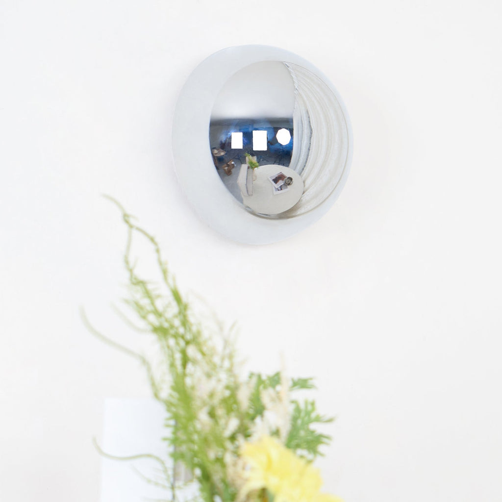 Aurum Sphere Væglampe, Spejlpoleret Metal, Integreret LED