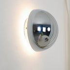 Aurum Sphere Væglampe, Spejlpoleret Metal, Integreret LED