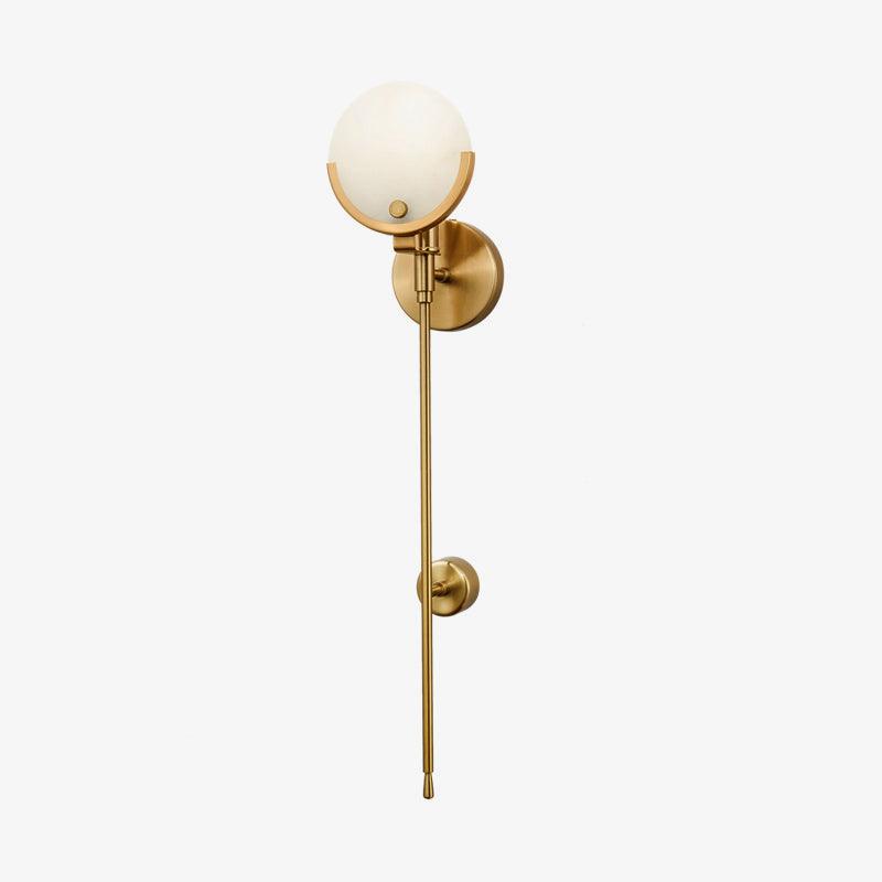Clérachic tall Zavarara wall light photographed against a plain white background, the whole fixture in one frame.