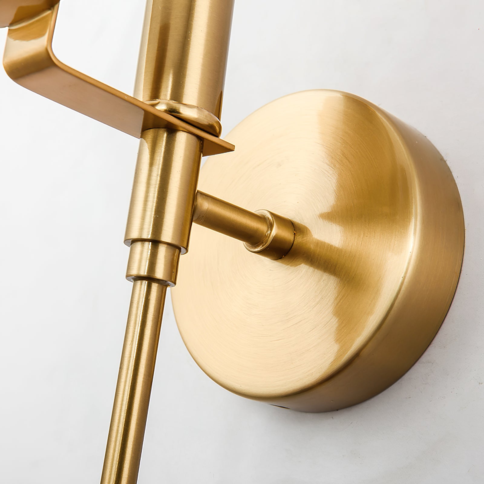 Kristy Alabaster Wall Sconce, Brass Frame, Two Heights, E14