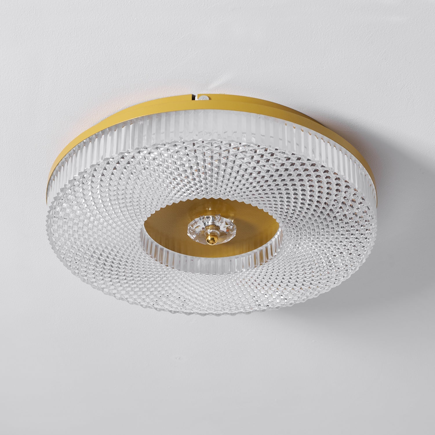 Luz de Teto Embutida Ayla, LED Integrado, Acrílico Branco, Regulável
