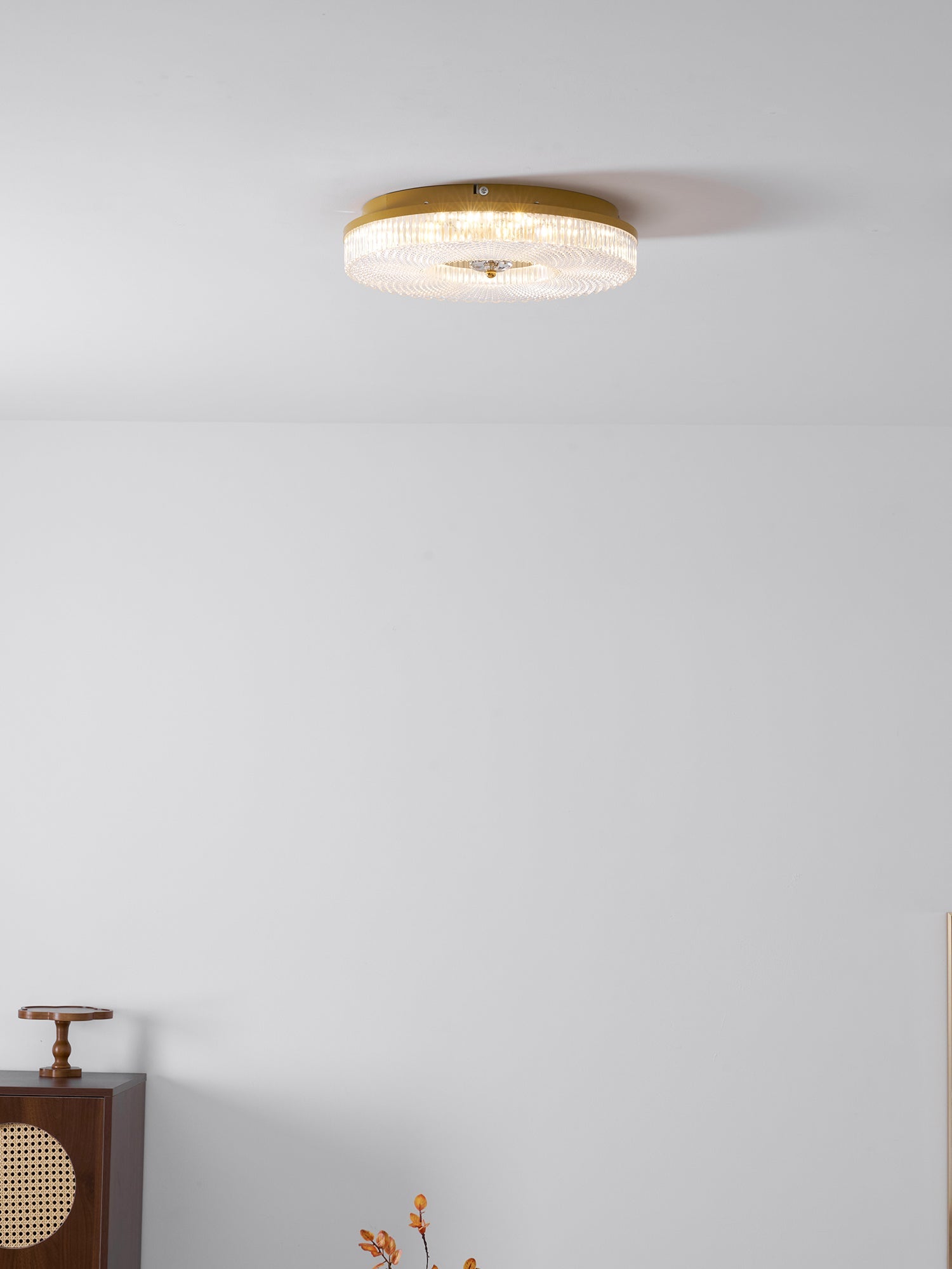 Luz de Teto Embutida Ayla, LED Integrado, Acrílico Branco, Regulável