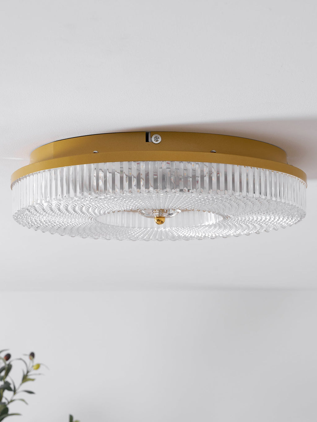 Luz de Teto Embutida Ayla, LED Integrado, Acrílico Branco, Regulável
