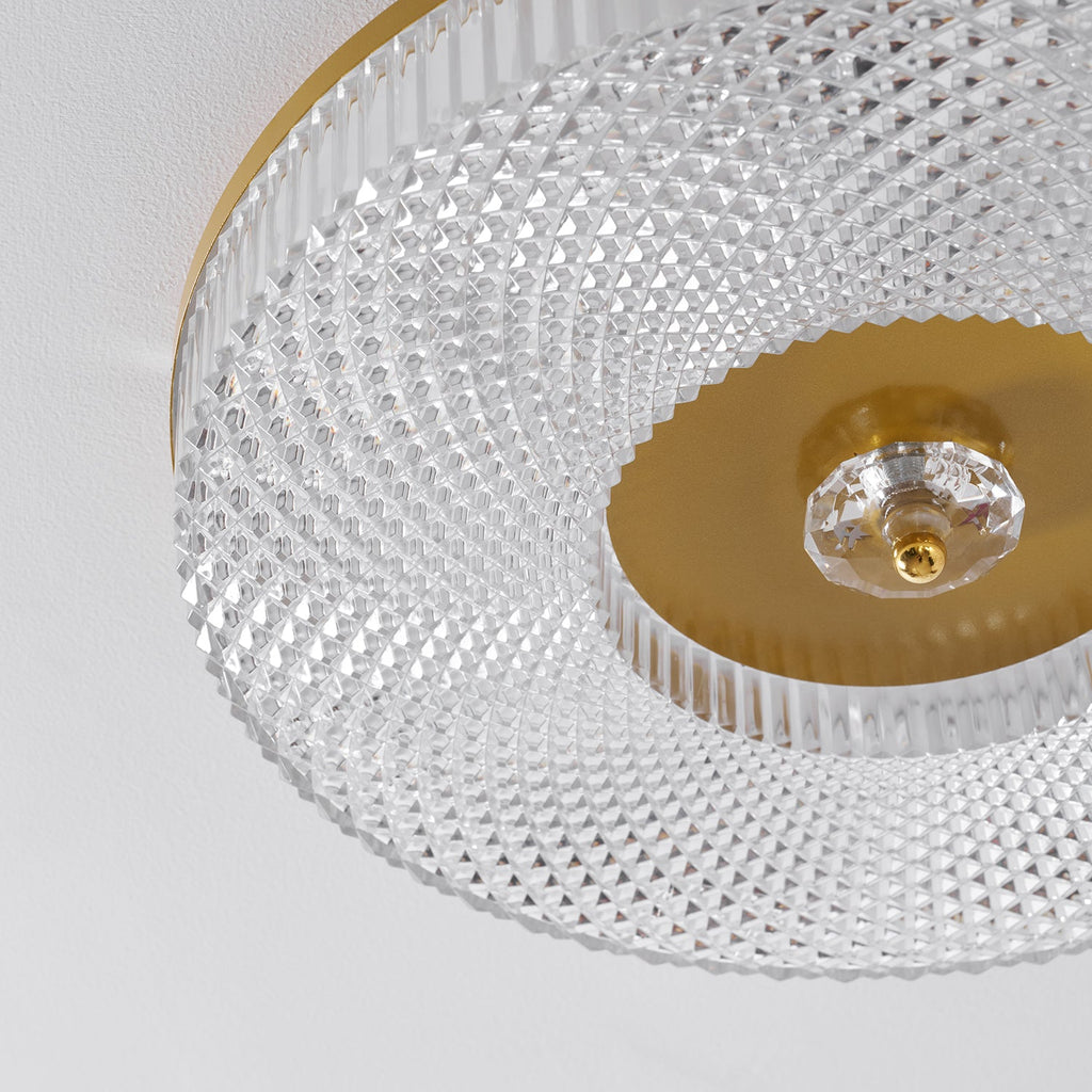 Luz de Teto Embutida Ayla, LED Integrado, Acrílico Branco, Regulável