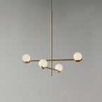 Multi-shade Baer pendant light casting warm ambient light