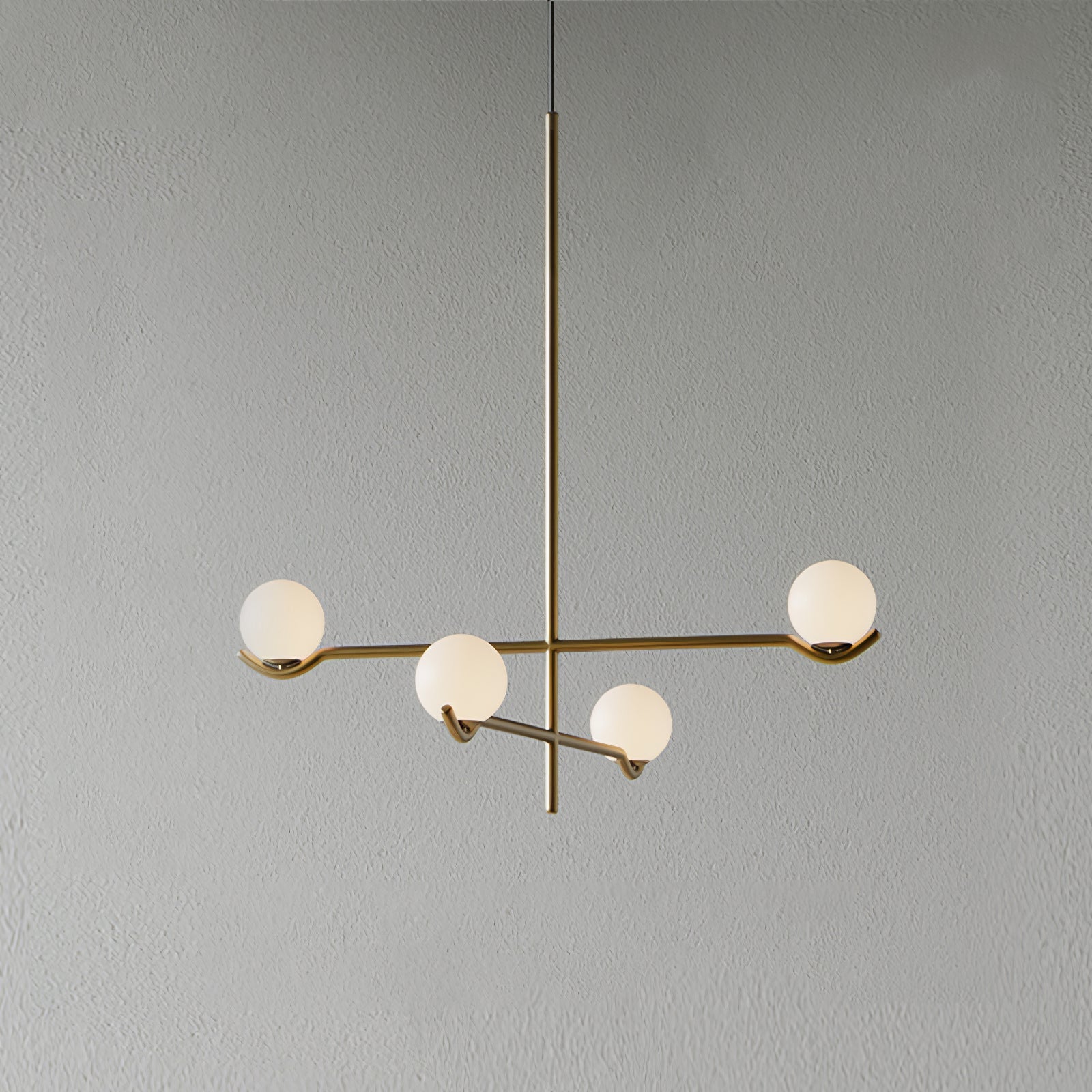 Multi-shade Baer pendant light casting warm ambient light