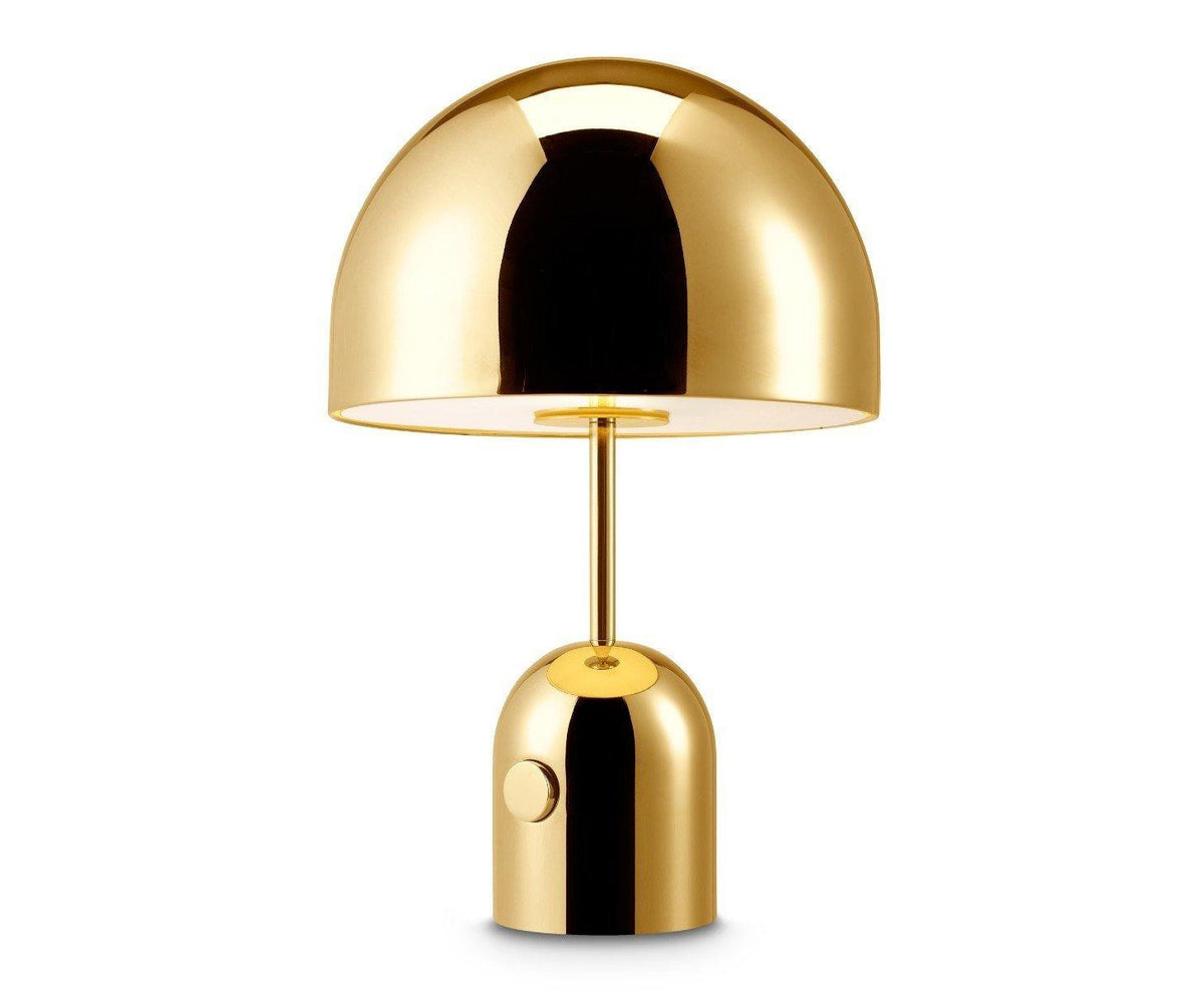 A plain product shot of this Clérachic table lamp in a brushed gold finish against a white background.
