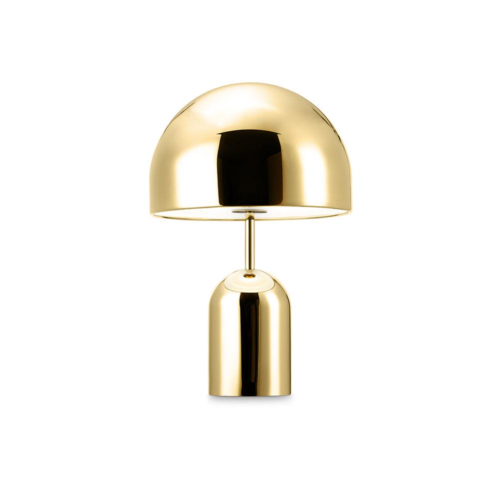 A plain product shot of this Clérachic table lamp in polished gold against a white background.