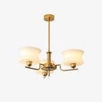 Belue lysekrone, vintage glasglobus, guld eller krom, E26/E27