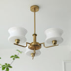 Belue lysekrone, vintage glasglobus, guld eller krom, E26/E27