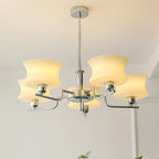 Belue lysekrone, vintage glasglobus, guld eller krom, E26/E27